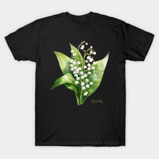 Botanica letalis - Lily of the valley - white flowers T-Shirt